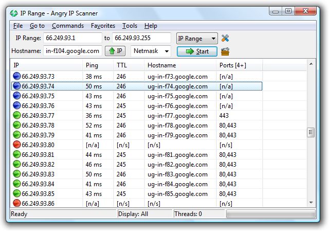 Ip address scanner download